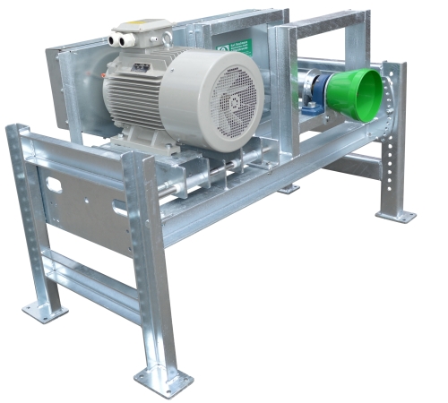 Externe Antriebseinheit mit Keilriemenantrieb