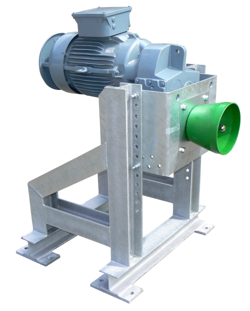 Externe Antriebseinheit mit Getriebemotor Externe Antriebseinheit mit Getriebemotor