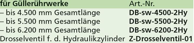 D-Bock schwenkbar mit 2 Hydraulikzylinder