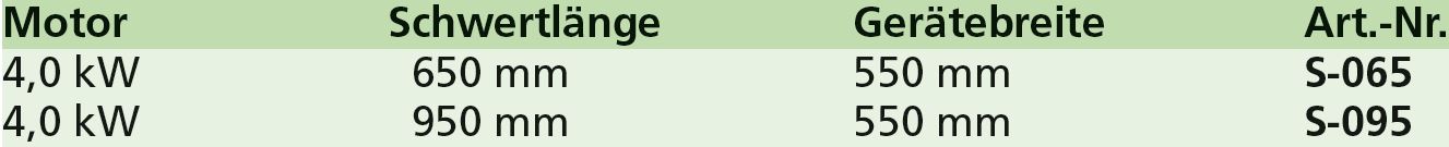 Spaltenrührwerk Typ S Spaltenrührwerk Typ S