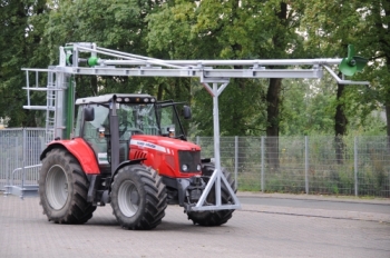Rührwerkturm drehbar und höhenverstellbar Rührwerkturm drehbar und höhenverstellbar