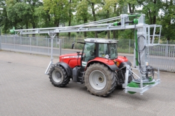 Rührwerkturm drehbar und höhenverstellbar