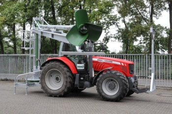 Rührwerkturm drehbar und höhenverstellbar Rührwerkturm drehbar und höhenverstellbar